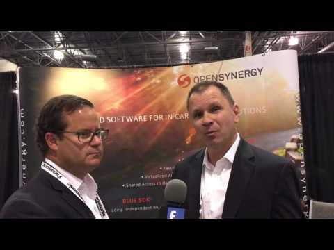 Opensynergy booth interview at TU Automotive Detroit 2016