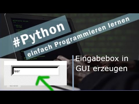Python | Eingabebox in GUI erzeugen |