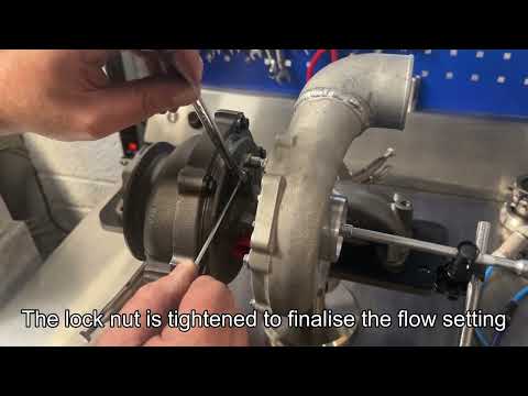 VNT flow set / Stop screw calibration of GTB2260VK turbocharger