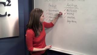 The Difference Between Backup and Archive