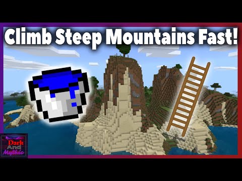 Ways to Climb Steep Mountains INSANELY Fast in Minecraft! (Works Really Good)