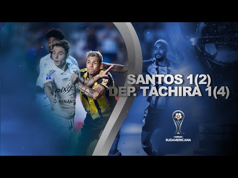 Gols e lances de Santos x Deportivo Táchira