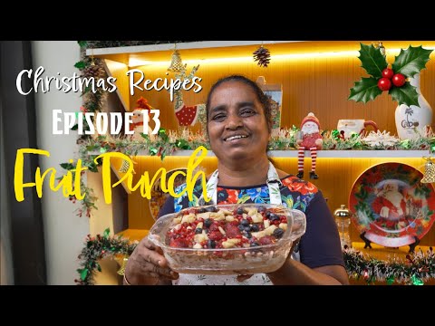 How to make fruit Punch | Christmas Recipe | Maria cooks Goa
