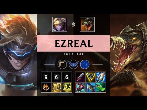 Ezreal Top vs Renekton - EUW Diamond Patch 25.12