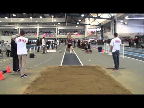 2013 A-10 Triple Jump Champion - Rebecca Stoyle, UMass