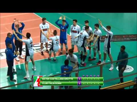 #A2MVollley Salvezza - Materdomini.it-Club Italia Crai 3-1: highlights