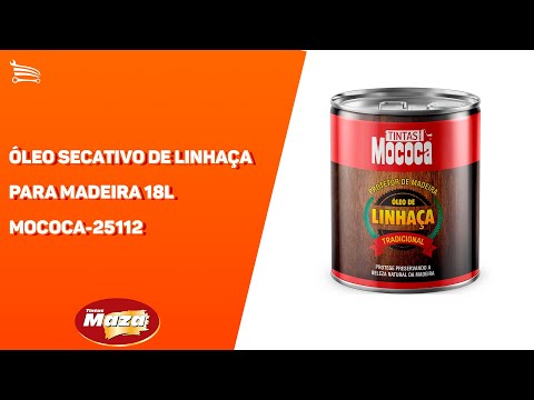Óleo Secativo de Linhaça para Madeira 18L - Video