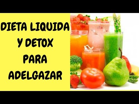 DIETA LIQUIDA,  Para bajar 5 kilos en una semana !!!