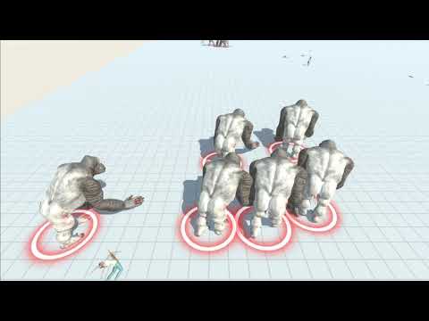 10 Crossbow Aneko vs 10x all units - Animal Revolt Battle Simulator