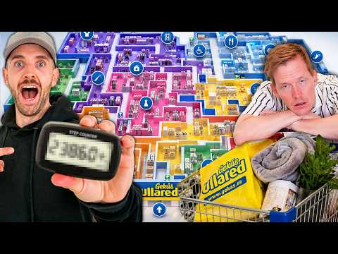 Miniatyrbild: Hur många steg går man under en shoppingtur på Gekås? – Ullared haul på YouTube