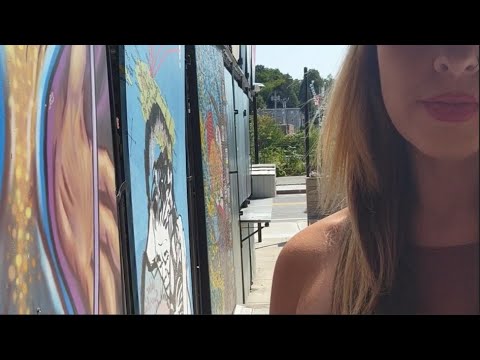 Art walk in Fitchburg, MA then waterfall in Ashby, MA