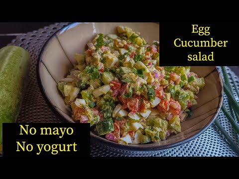 Yiga okola salad/okola cucumber salad/egg salad.#salad #food #uganda #video  #ugandankitchen