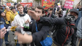 ‘Uniting the Kingdom’ rally sees thousands gather in London as counter-protesters face off