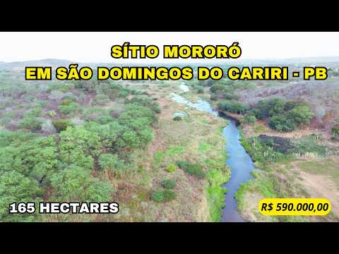 🌾 SÍTIO MORORÓ, 165 HA, ÀS MARGENS DO RIO PARAÍBA – ÁGUA, PRODUÇÃO E EXCELENTE LOCALIZAÇÃO🌾