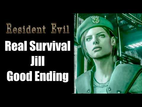 Resident Evil 1 Remake (Gamecube) | Jill Real Survival Best Ending | Gameplay Walkthrough