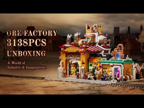 Vidéo Lumibricks Steampunk World 11011 : Usine de minerai