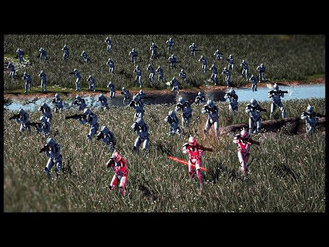 1000 CLONE TROOPERS VS DROIDS ON NABOO! Star Wars Mod