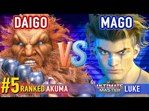 SF6 ▰ DAIGO (#5 Ranked Akuma) vs MAGO (Luke) ▰ High Level Gameplay