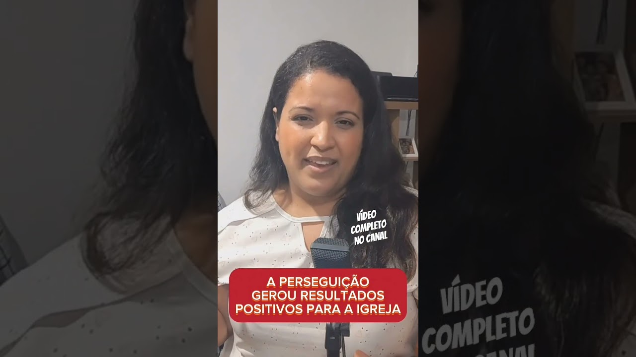 A PERSEGUIÇÃO CRISTÃ NÃO É CONSEQUÊNCIA DE UM MAU COMPORTAMENTO #fe #igreja #missionaria #cristao