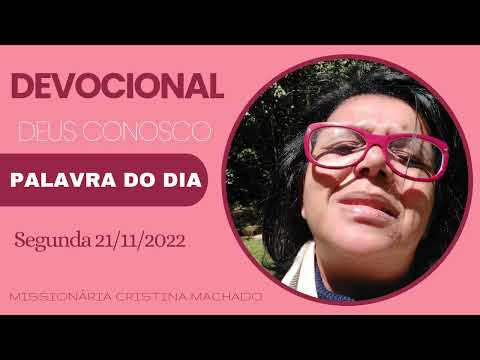 21.11.22 | Palavra Do Dia |Devocional DeusConosco| SE OS TEUS OLHOS FOREM BONS| BY Cristina Machado