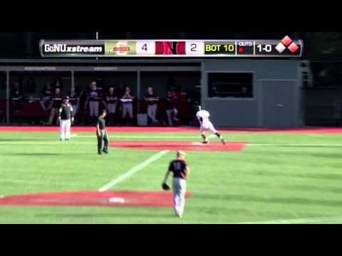 2015 Northeastern Baseball: Rob Fonseca Hits Walk-Off Three-Run Homer vs. College of Charleston