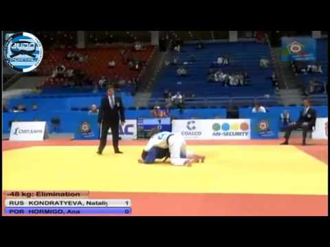 European Judo Championship Chelyabinsk 2012 -48kg KONDRATYEVA Nataliya (RUS)-HORMIGO Ana (POR)