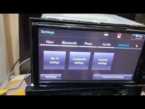 Toyota radio Language, english version update nszn W64T