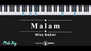 Download lagu Malam - Wizz Baker (KARAOKE PIANO - MALE KEY) mp3