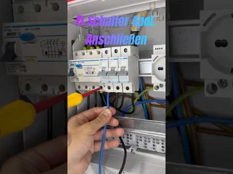 FI-Schalter 4pol. Anschließen Einfach  #elektrik
