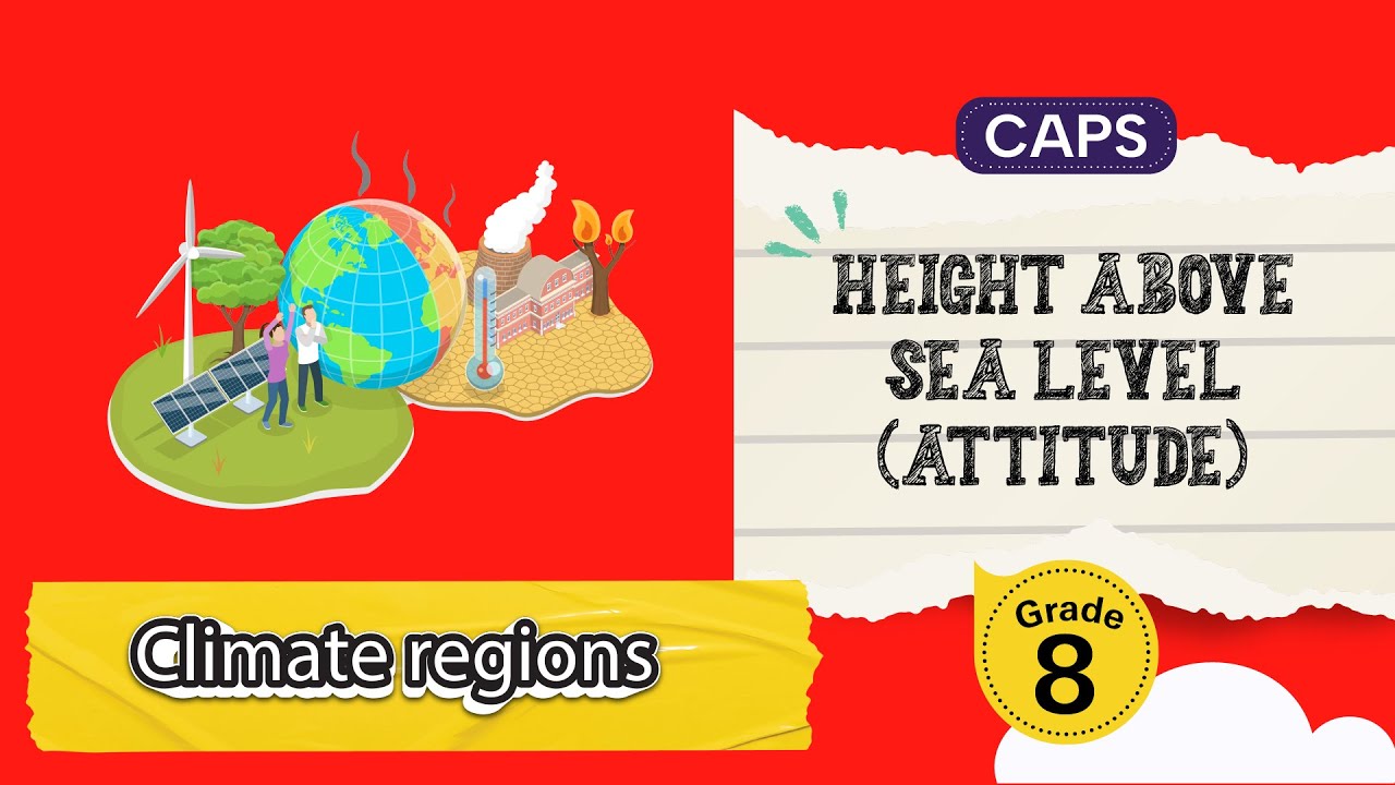 Height above sea level (altitude)