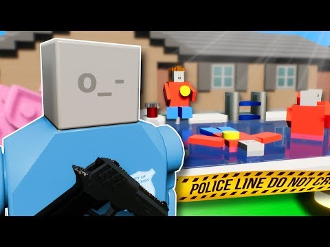 POOL PARTY MYSTERY! - Brick Rigs Multiplayer Gameplay - Lego Police Roleplay