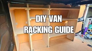 DIY van racking full build guide