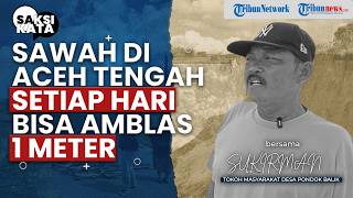 Longsor Makin Parah! 50 Hektare Lahan Pertanian dan Jalan Raya Terancam di Pondok Balik Aceh Tengah