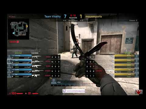 Shox CS:GO POV (Vitality) vs mouz - 25-12 / mirage / ESL Pro League Season 13