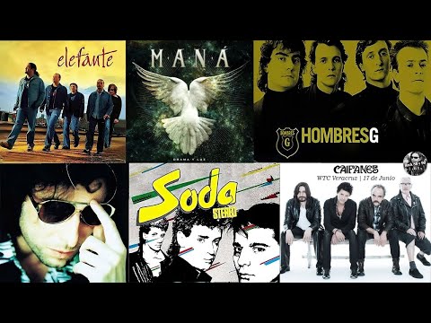 MIX Lo Mejor Del Rock En Espanol ( Maná, Hombres G, Soda Stereo, Bunbury, Vilma Palma y más )