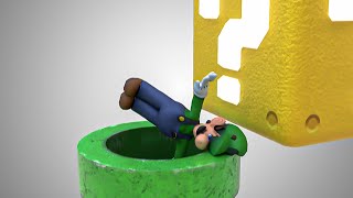 Luigi’s Worst Nightmare [Softbody Simulation] - Jelly Luigi