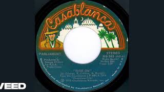Parliament - Ride On 45 Record 1975 Casablanca Records 70s Funk Soul George Clinton Bootsy Collins