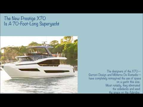 The New Prestige X70 Is A 70-Foot-Long Superyacht