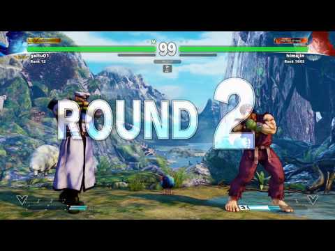 SFV~ M.Bison (galtu01) vs  Ryu (hiimajin)  HD