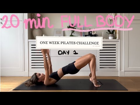 20MIN full body pilates workout // DAY 1 CHALLENGE // no equipment