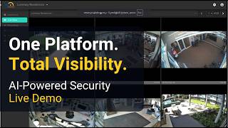 AI-Powered Video Surveillance Demo: Live Monitoring, Facial Recognition & More