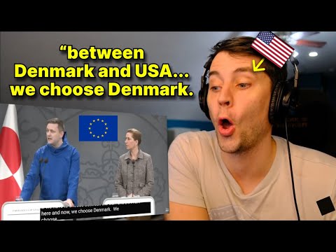 American reacts to Greenland PM and Denmark PM POWERFUL press conference against USA Invasion