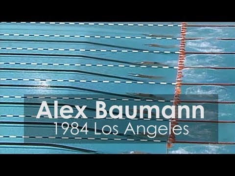 Alex Baumann Wins Gold in 400IM in 1984 Los Angeles