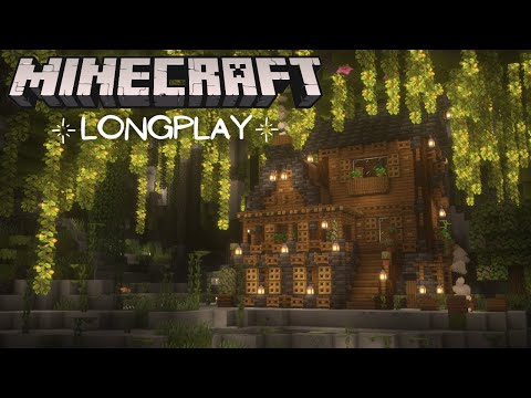 WaxFraud - Minecraft Lush Caves Longplay - Relaxing Adventure, Peaceful Easy Starter House (No Commentary) 1.18