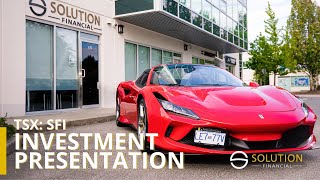 Solution Financial Inc (TSX: SFI) Investment Presentation