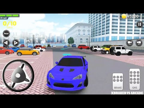 Parking Frenzy 3D Game: New Car Unlocked Blue Sport Car Driving Simulator - Android GamePlay 2019