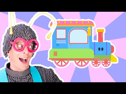TRAIN song, The Little Train, FUNK for the kids  | Little Beetle