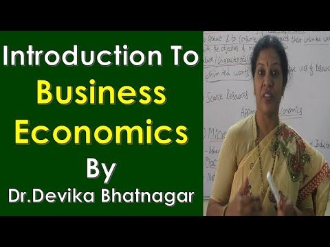 "Introduction To Business Economics" By Dr.Devika Bhatnagar Video