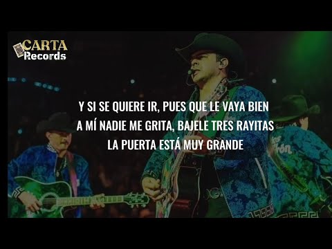 LETRA 🚨 | Y Si Se Quiere Ir🍻 - Hijos De Barrón🇲🇽 | (Vídeo Lyrics)