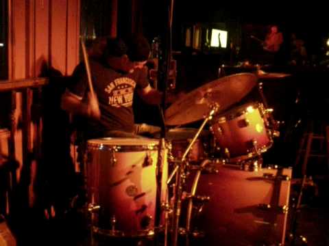 Eric Tessmer Band; Richard Lamm Drum Solo Live; video by Felicia  Austin TX 11-22-09